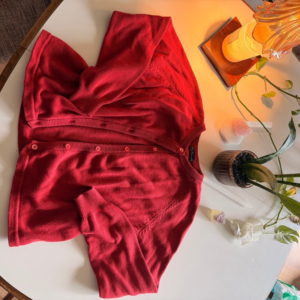Brandy Melville Red Cardigan